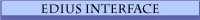 Edius Interface