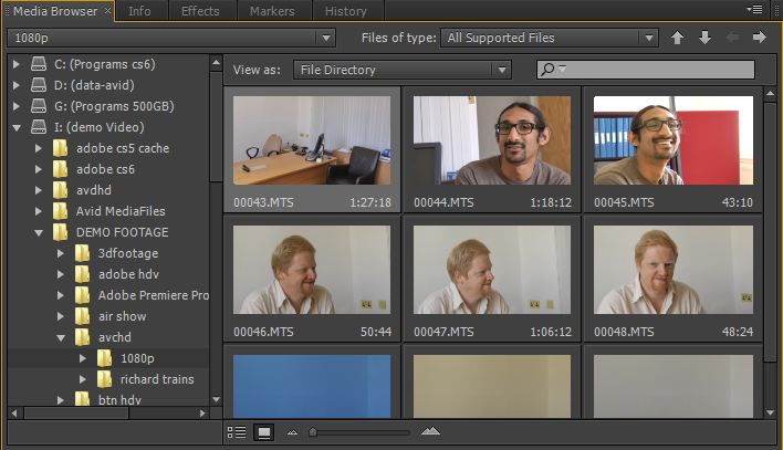CS6 Media Browser